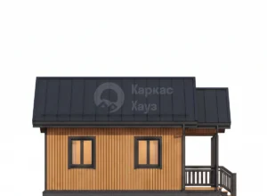 Каркасный дом ДК001