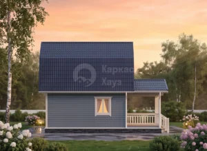 Каркасный дом ДК003