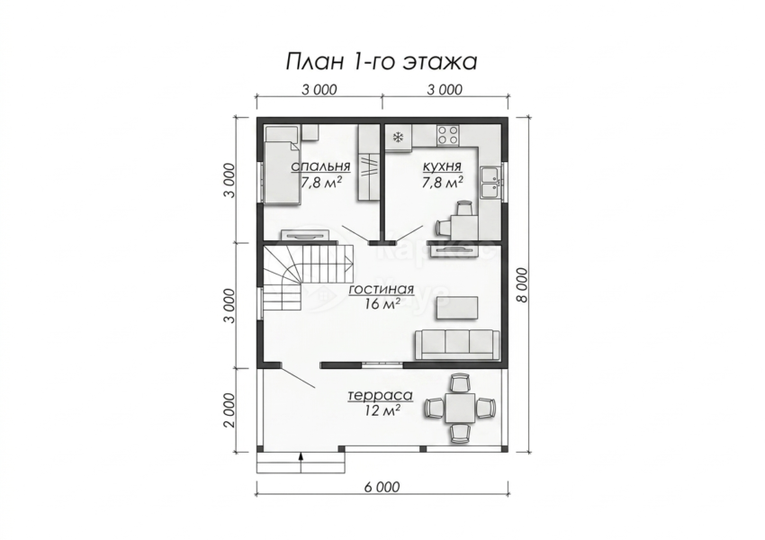 План 1 этаж