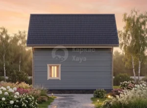 Каркасный дом ДК012