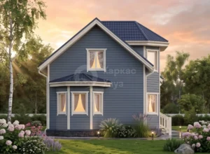 Каркасный дом ДК030