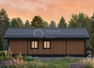 Каркасный дом ДК046
