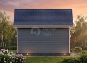 Каркасный дом ДК048