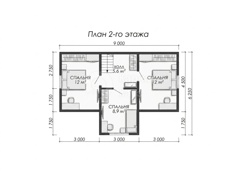 План 2 этаж