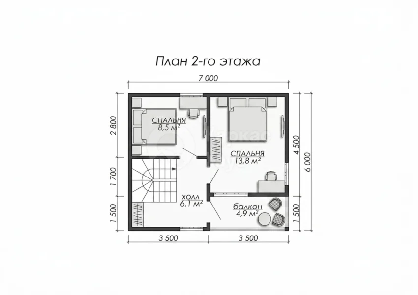 План 2 этаж