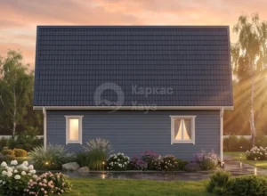 Каркасный дом ДК077