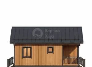 Каркасный дом ДК115