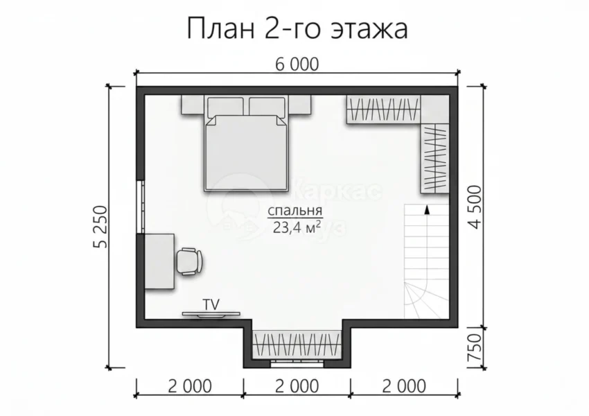 План 2 этаж