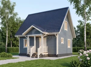 Каркасный дом ДК123