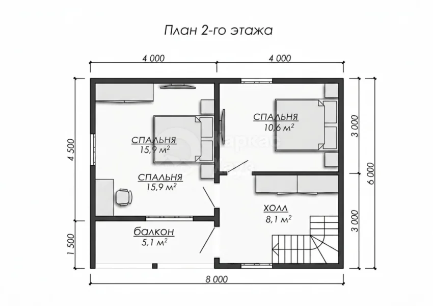 План 2 этаж