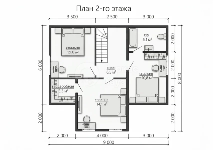 План 2 этаж