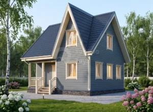 Каркасный дом ДК017