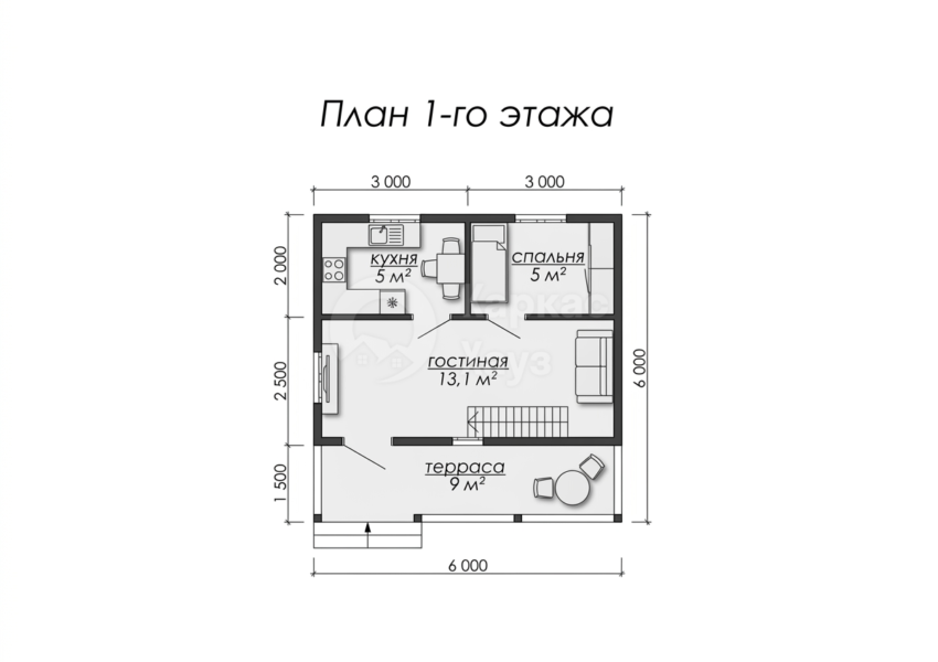 План 1 этаж