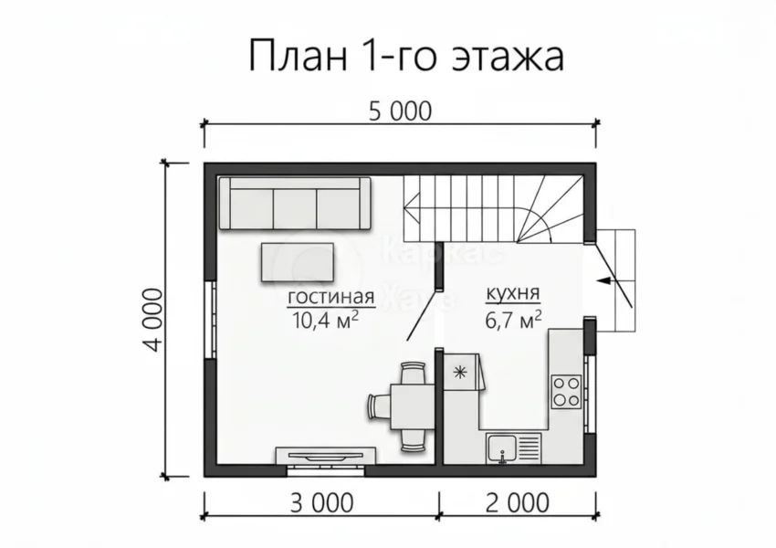 План 1 этаж