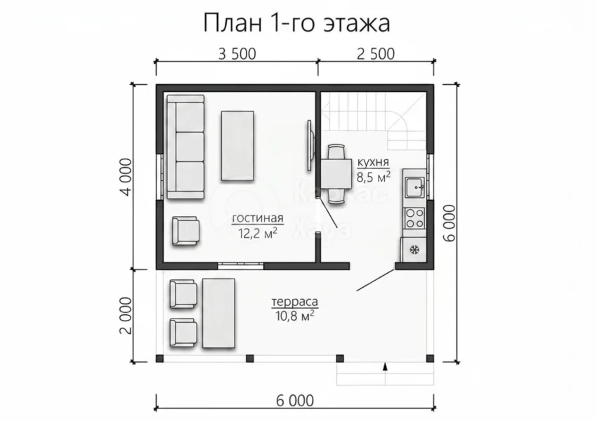 План 1 этаж
