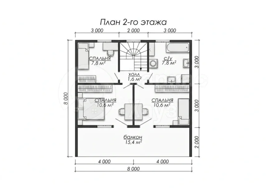 План 2 этаж