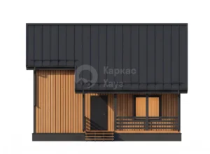Каркасный дом ДК302