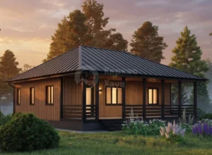 Каркасный дом ДК303