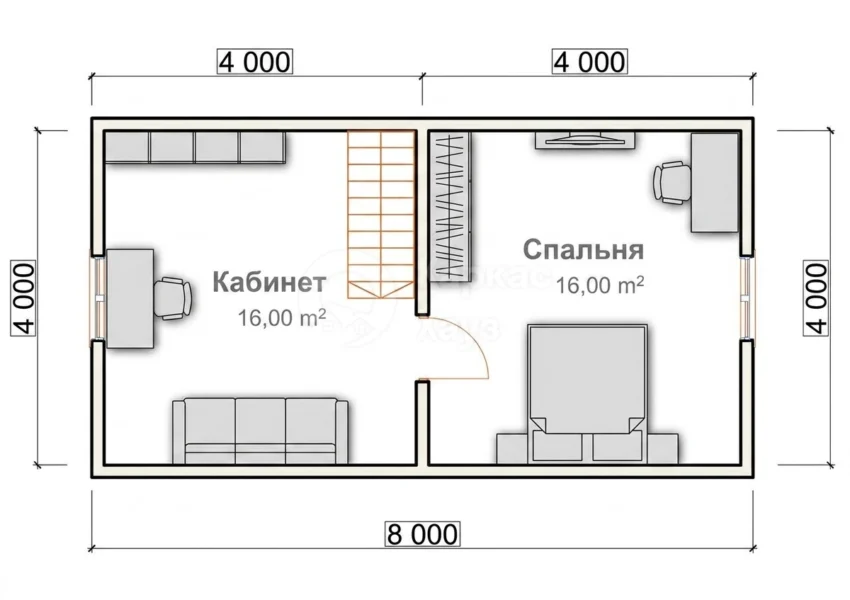 План 2 этаж