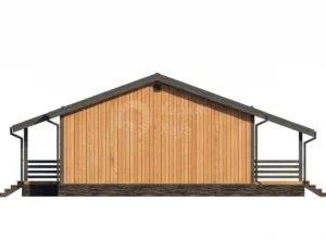 Каркасный дом ДК308