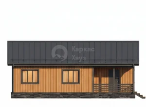 Каркасный дом ДК242