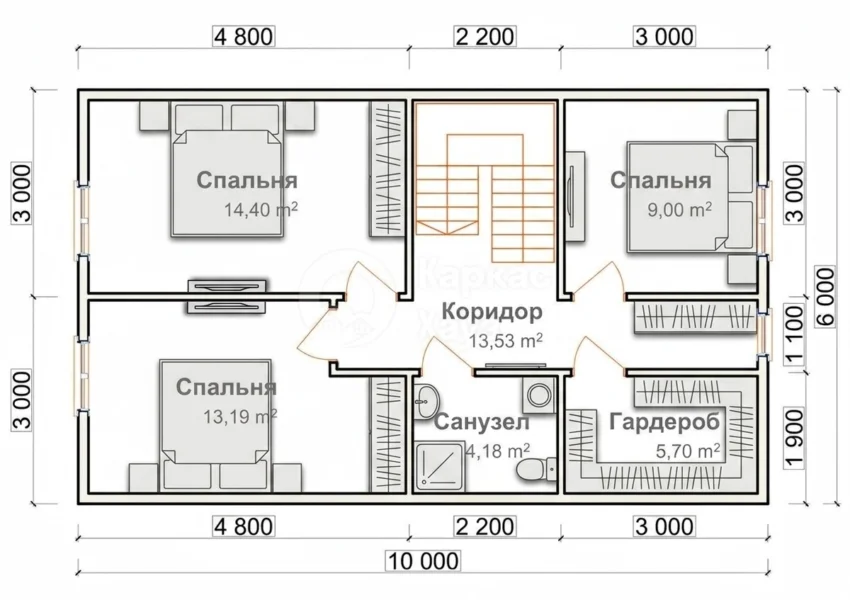 План 2 этаж