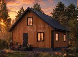 Каркасный дом ДК316