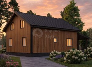 Каркасный дом ДК321