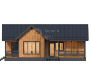 Каркасный дом ДК322