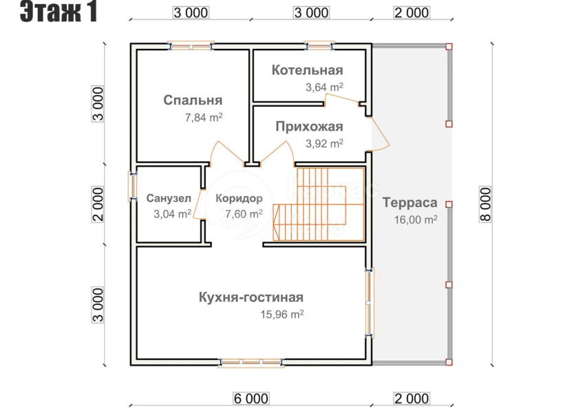 План 1 этаж