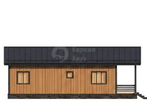 Каркасный дом ДК332