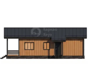 Каркасный дом ДК332